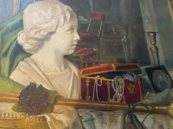 painting a very nice still life unframed