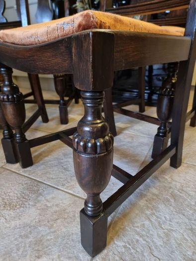 Beautiful Antique Teak Chairs x 4