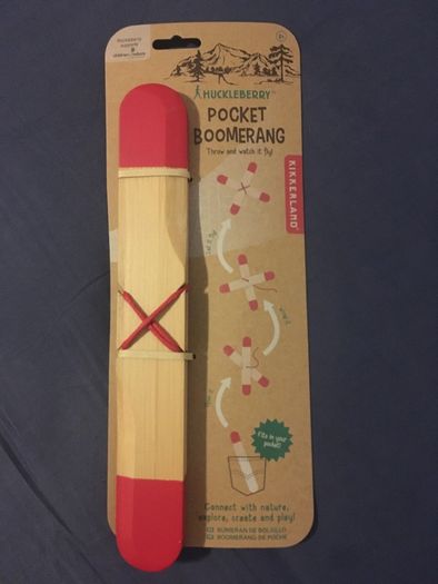 NEW Huckleberry Pocket Boomerang
