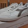 2010 Diadora B.Elite 1981. White/Gold. Rare Premium Kangaroo Leather Edition. UK 8.5. Rare. Terrace Wear. Football. Casuals. 70's/80's Retro. Collectable. Tennis Wear. Bjorn Borg. Original Box. Image 5