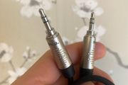 Stagg audio cable with rean connector 3.5'm TRS stereo plug