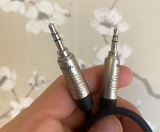 Stagg audio cable with rean connector 3.5'm TRS stereo plug