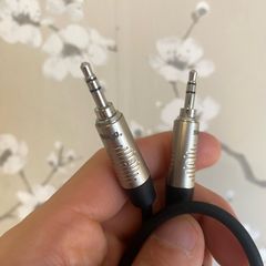 Stagg audio cable with rean connector 3.5'm TRS stereo plug