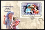 2000 Isle of Man Elizabeth The Queen Mothers Century Commemorative Stamp Miniature Sheet First Day Cover (FDC)