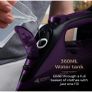 Tower T22008 CeraGlide Cordless Steam Iron with Ceramic Soleplate and Variable Steam Function, Purple Image 2