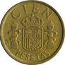100 Pesetas - Juan Carlos I, "CIEN", SPAIN, 1986 Image 2
