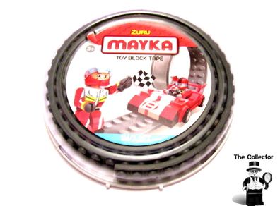 LEGO ZURU MAYKA Tape Gray 2 Stud Wide 1 Metres Long 3.2 FT Adhesive Toy Block Tape Brand New Sealed