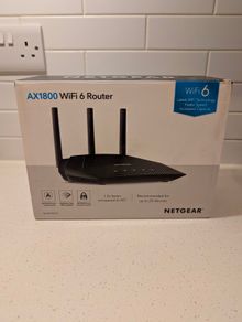 NETGEAR RAX10 AX1800 WiFi 6 Router Dual Band 4 Stream Open Box Unused WiFi6