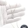 Silver Cubic Zirconia Necklace Image 6