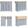 Kitchen Island Kitchen trolley with expandable work surface  Kitchen Cabinet Image 8