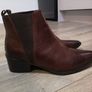 Leather Ankle Boots Size Uk 6 Image 10