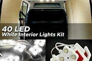 10x4 LEDs Car Roof Light Van Interior Light Reading Ceiling Lighting Waterproof Inside White Lamp For RV Boat Trailer Lorry 12V