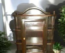 Wooden curio cabinet 50x45cm