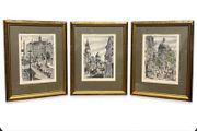 1970s Canadian etchings set of 3