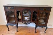 Vintage Mahogany Display Sideboard / Cocktail Cabinet