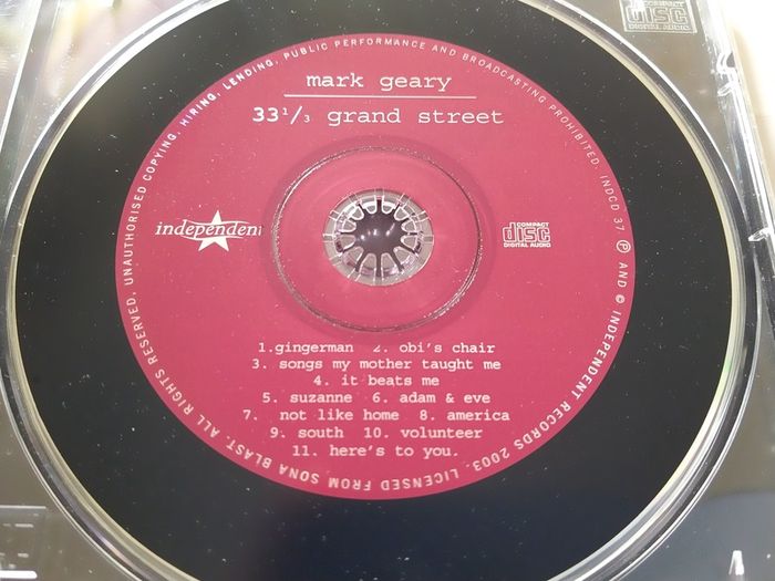Mark Geary - 33 1/3 Grand Street Cd