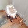 vintage toy pram and doll Image 5