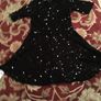 Beautiful Velvet Sequin Dress size 9-11 year Image 3