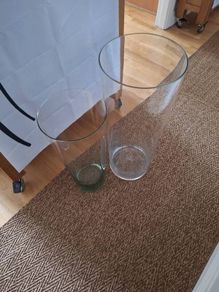 Extra large glass vases