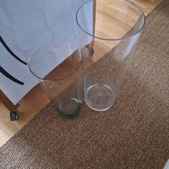 Extra large glass vases