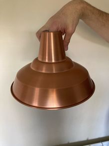 copper lampshade