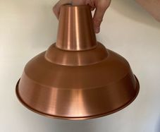 copper lampshade