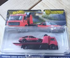 2025 Hot Wheels Team Transport Toyota AE86 Sprinter Trueno , Fleet Street