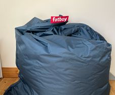 Original Fatboy Bean Bag, Large Indoor and Outdoor, Navy Blue