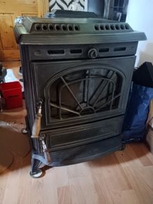 stove with back biler