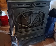 stove with back biler