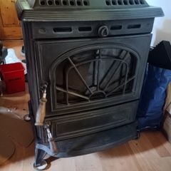 stove with back biler