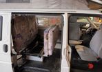 Rock'n'roll bed with seatbelts