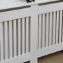 152cm Large Radiator Cover White Image 4