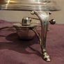 Antique Silver Plate Kettle Warmer Image 4