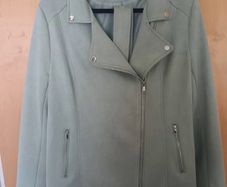Carraig Donn Light Green Biker Jacket