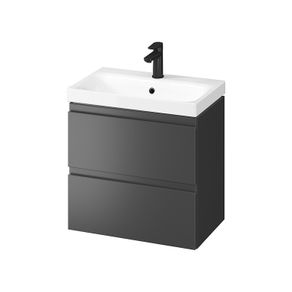 Vanity Unit Cersanit Moduo 60cm Anthracite (CABINET + WASHBASIN)