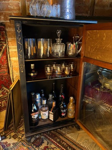 Aesthetic Movement Ebonised Cabinet