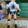 Goldberg wrestling action figure white shirt loose Image 2