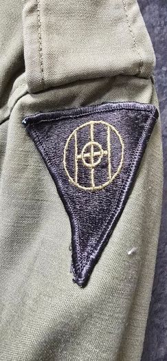 US Army M65 Field Jacket 83rd Infantry Division, Vietnam War era