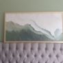 Con Telaio E Cornice Oro...ocean Wave Greenn Image 5