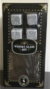 Whiskey Glass and Stones