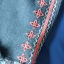 ESMARA Ladies denim shorts. NEW Blue with pink embroidery 40 (12 uk) Image 4