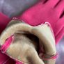 Elegant Pink Gloves with Scallop-edged cuff with TouchScreen compatibility Image 4
