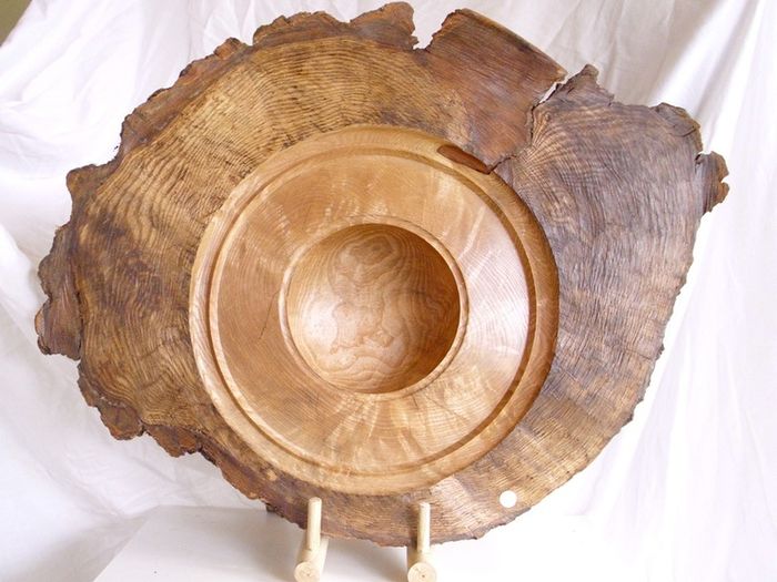 Ash Turned & Sculpted Form