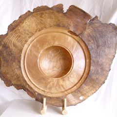 Ash Turned & Sculpted Form