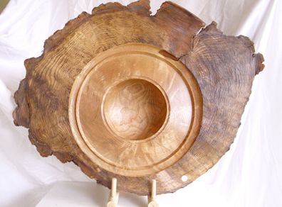 Ash Turned & Sculpted Form