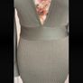 dress Bnwt pretty little thing low cut front long sleeve dress size 10 Image 3
