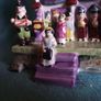 Staffordshire Flatback Group " WOMBWELLS MENAGERIE" - Vintage Reproduction - 1990's Image 2