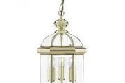 Polished Brass Finish Lantern Pendant Ceiling Light