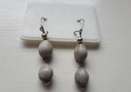 Beaded earrings and bracelet set